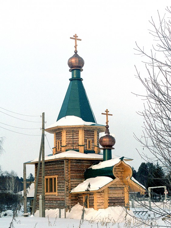 Церковь Бориса и Глеба, Корнилово (Томский район, Томская область). общий вид в ландшафте