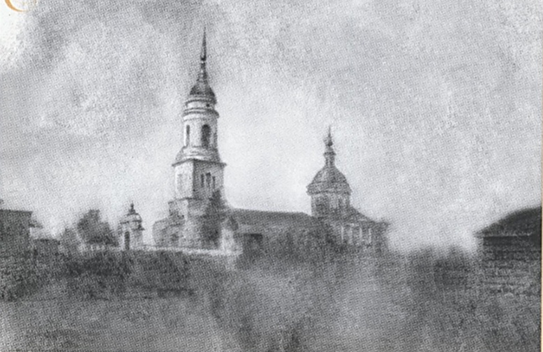 архивная фотография. Церковь Илии Пророка, Абатуриха (Вожегодский район, Вологодская область)