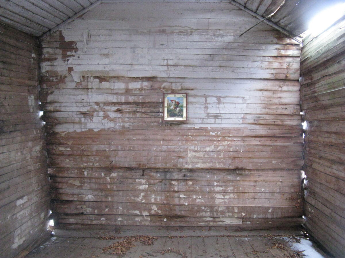 Часовня Георгия Победоносца, Жилино (Холмогорский район, Архангельская область). интерьер и убранство