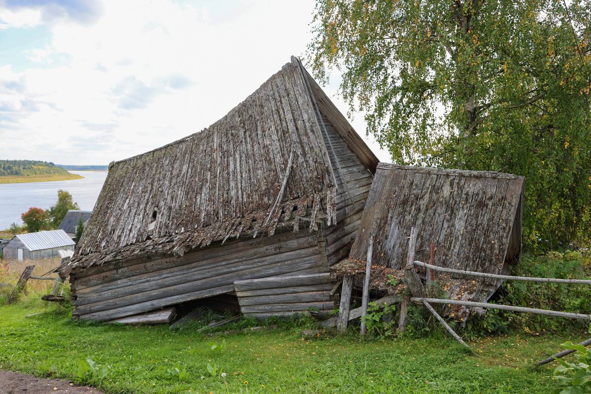 Часовня Георгия Победоносца, Жилино (Холмогорский район, Архангельская область). фасады