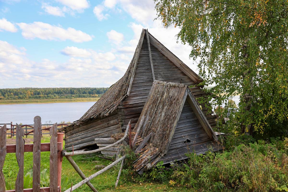 Часовня Георгия Победоносца, Жилино (Холмогорский район, Архангельская область). фасады