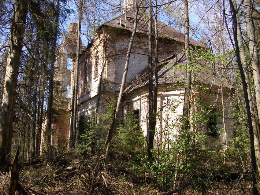 Церковь Рождества Пресвятой Богородицы, Нагорное, урочище (Островский район, Костромская область). фасады