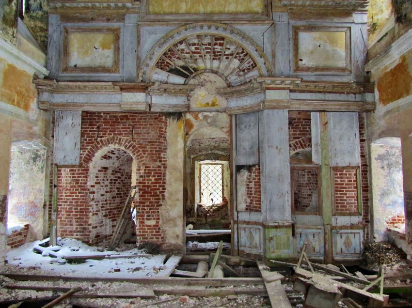 Церковь Рождества Пресвятой Богородицы, Нагорное, урочище (Островский район, Костромская область). интерьер и убранство