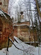 Церковь Рождества Пресвятой Богородицы, южная часть основного объема, вид с запада<br>, Нагорное, урочище, Островский район, Костромская область