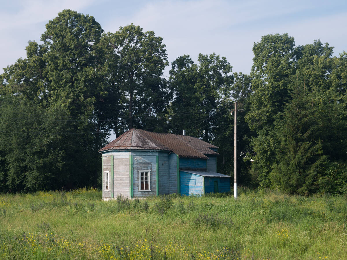 Церковь Николая Чудотворца, Чулпаново (Арский район, Республика Татарстан). общий вид в ландшафте