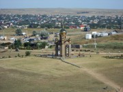 Часовня Андрея Первозванного, Вид с Лысой горы, от мемориала воинской славы<br>, Тамань, Темрюкский район, Краснодарский край