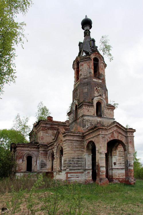 Церковь Николая Чудотворца, Слободка (Бешенковичский район, Беларусь, Витебская область). общий вид в ландшафте