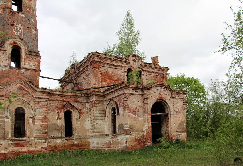 Слободка. Церковь Николая Чудотворца. фасады