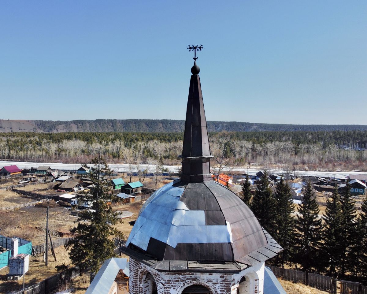 Церковь Сретения Господня, Бельск (Черемховский район, Иркутская область). архитектурные детали, Купол колокольни