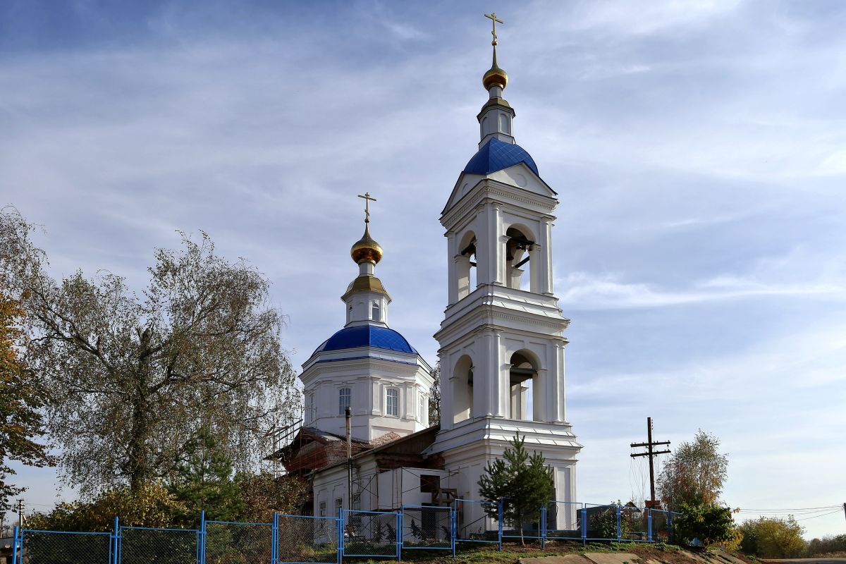Церковь Симеона и Анны, Семёновское (Ивановский район, Ивановская область). фасады, Вид с северо-запада