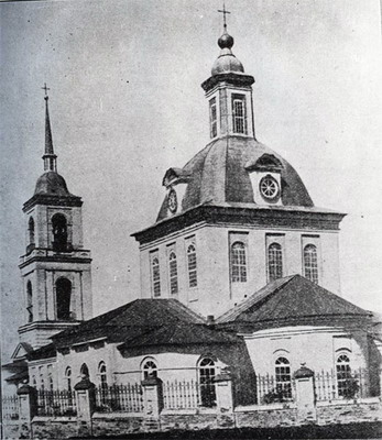 Церковь Троицы Живоначальной, Верхосунье (Фалёнский район, Кировская область). архивная фотография, С сайта: http://www.falenki.ru/files/u17/Verhosunje_1791.jpg