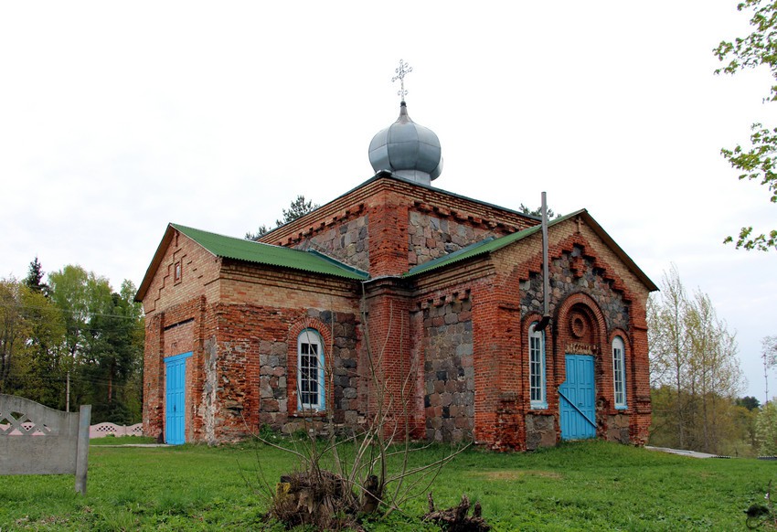 Церковь Вознесения Господня, Кабище (Городокский район, Беларусь, Витебская область). общий вид в ландшафте