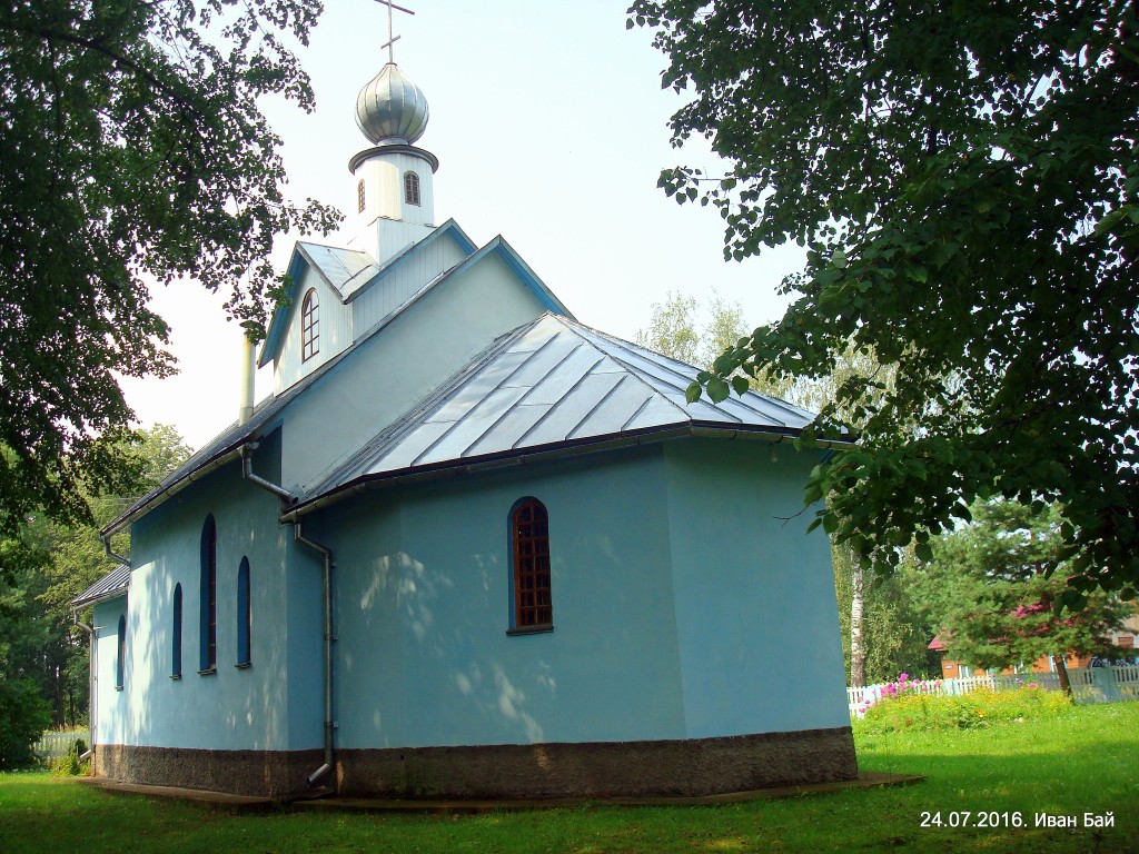 Езерище. Церковь Успения Пресвятой Богородицы. фасады, Вид со стороны апсиды