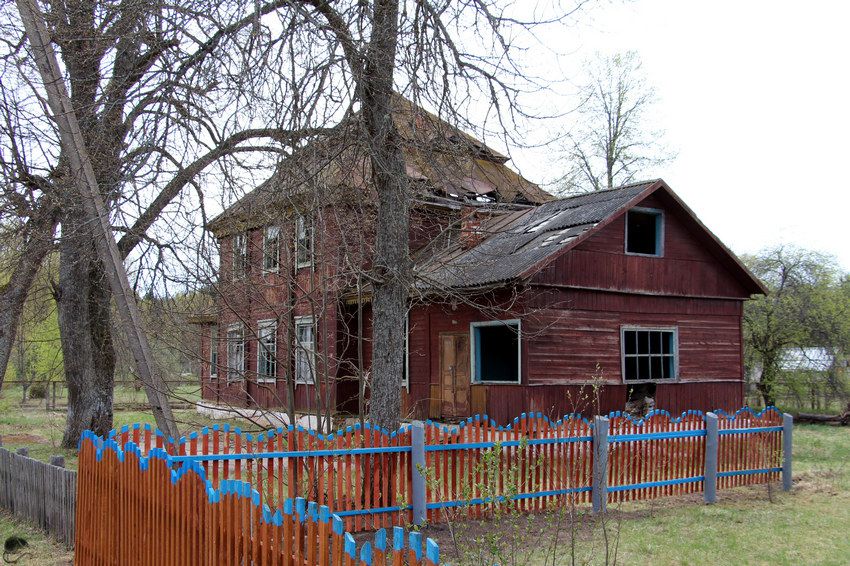 Церковь Николая Чудотворца, Веречье (Городокский район, Беларусь, Витебская область). общий вид в ландшафте