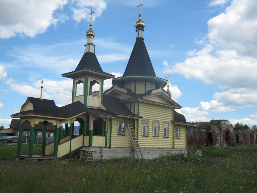 Мало-Борисково. Церковь Сергия Радонежского. фасады