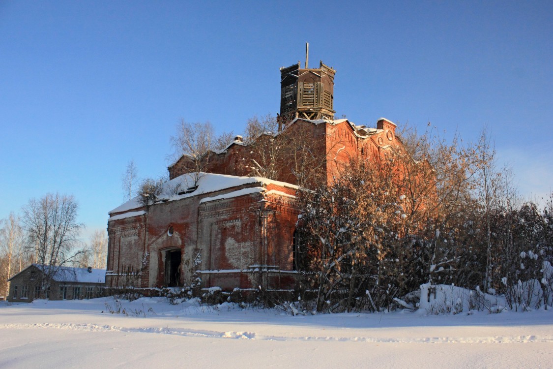 Сардык. Церковь Александра Невского. фасады, Вид с юго-запада