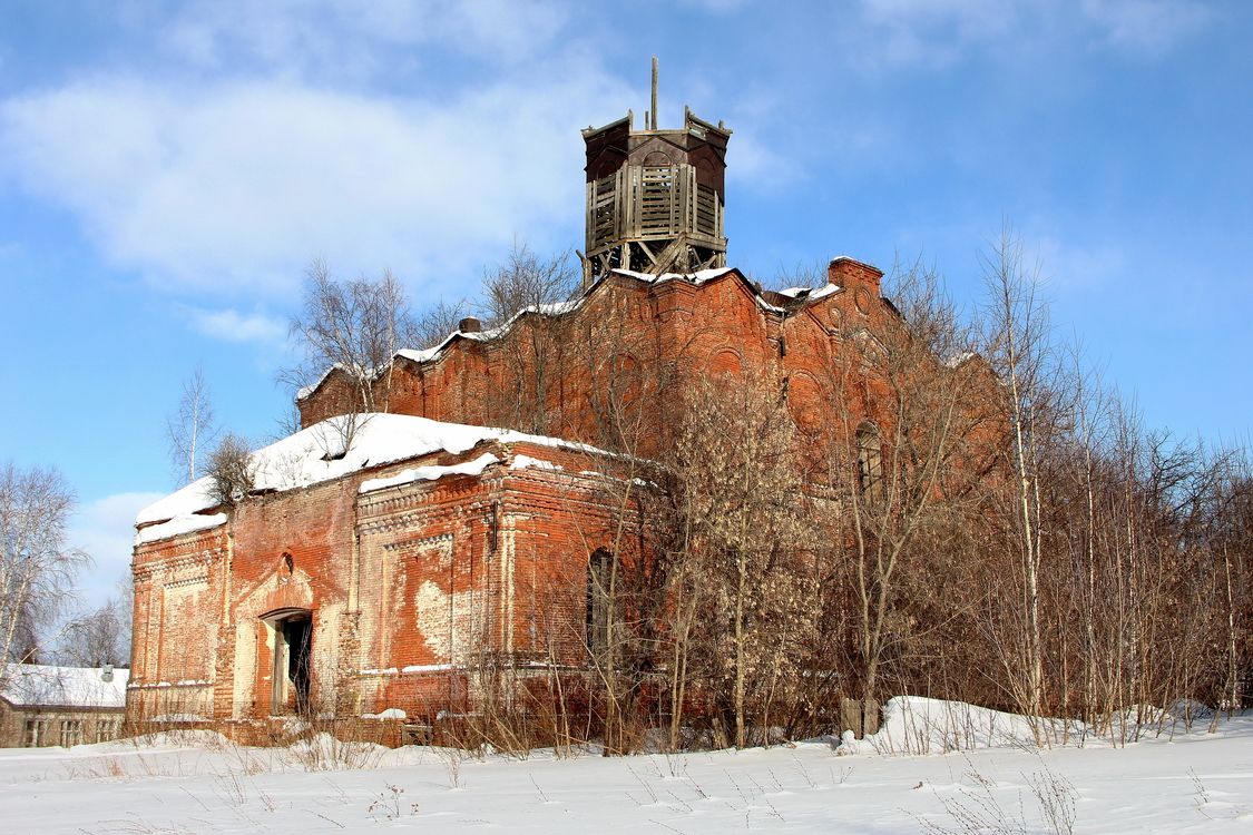 Сардык. Церковь Александра Невского. фасады