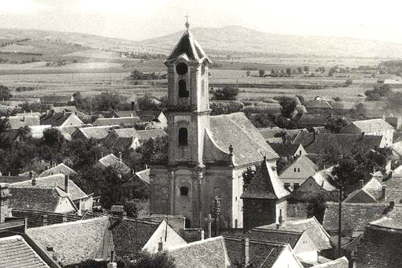 Церковь Димитрия Солунского, Шиклош (Венгрия, Прочие страны). архивная фотография, Источник: https://gallery.hungaricana.hu/en/SzerencsKepeslap/124364