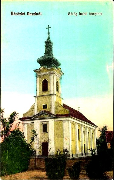 Церковь Преображения Господня, Деска (Венгрия, Прочие страны). архивная фотография, Источник:https://gallery.hungaricana.hu/en/OSZKKepeslap/10094