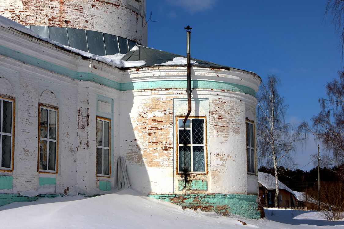 Церковь Троицы Живоначальной, Елгань (Унинский район, Кировская область). архитектурные детали