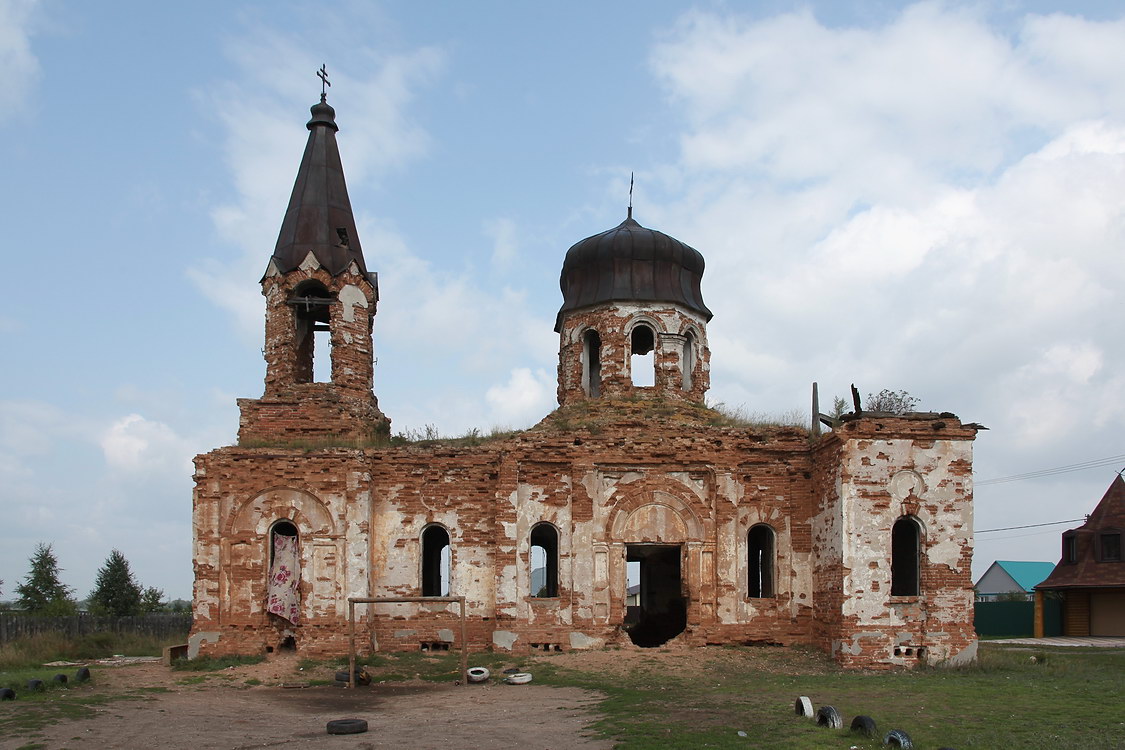 Церковь Покрова Пресвятой Богородицы, Шкодинское (Кетовский район, Курганская область). фасады, Южный фасад