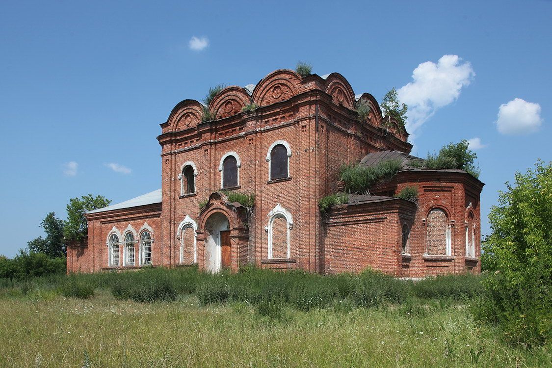 Кривское. Церковь Покрова Пресвятой Богородицы. фасады, Вид с юго-востока