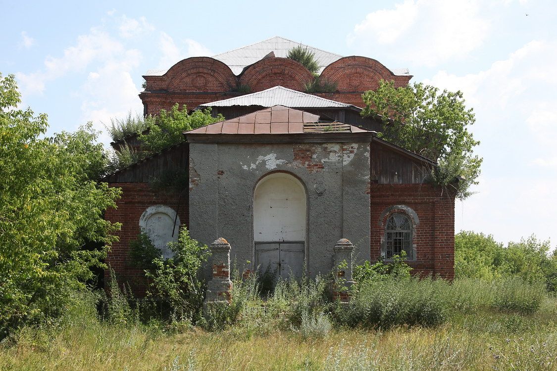 Церковь Покрова Пресвятой Богородицы, Кривское (Далматовский район, Курганская область). фасады, Западный фасад