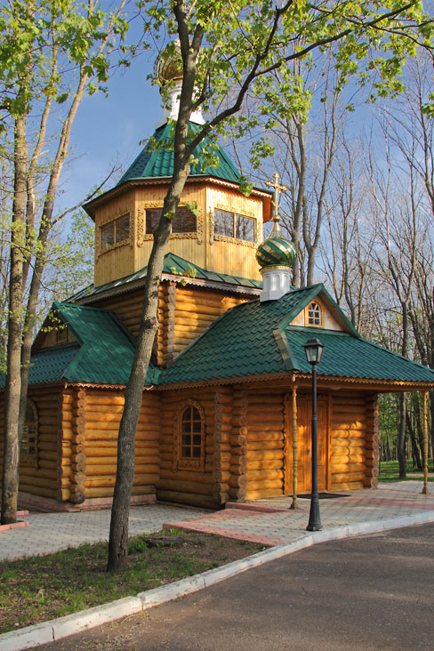 Иоанно-Богословский Макаровский мужской монастырь. Ближний скит. Церковь Феодора Санаксарского, Макаровка (Саранск, город, Республика Мордовия). фасады