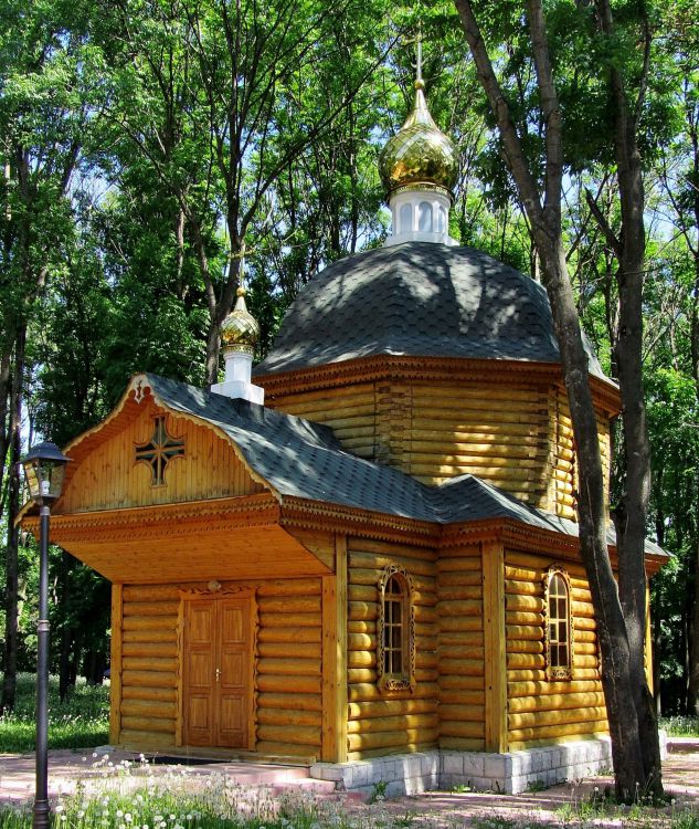 Иоанно-Богословский Макаровский мужской монастырь. Ближний скит. Церковь Гурия Казанского и Варсонофия Тверского, Макаровка (Саранск, город, Республика Мордовия). фасады, вид с юго-запада