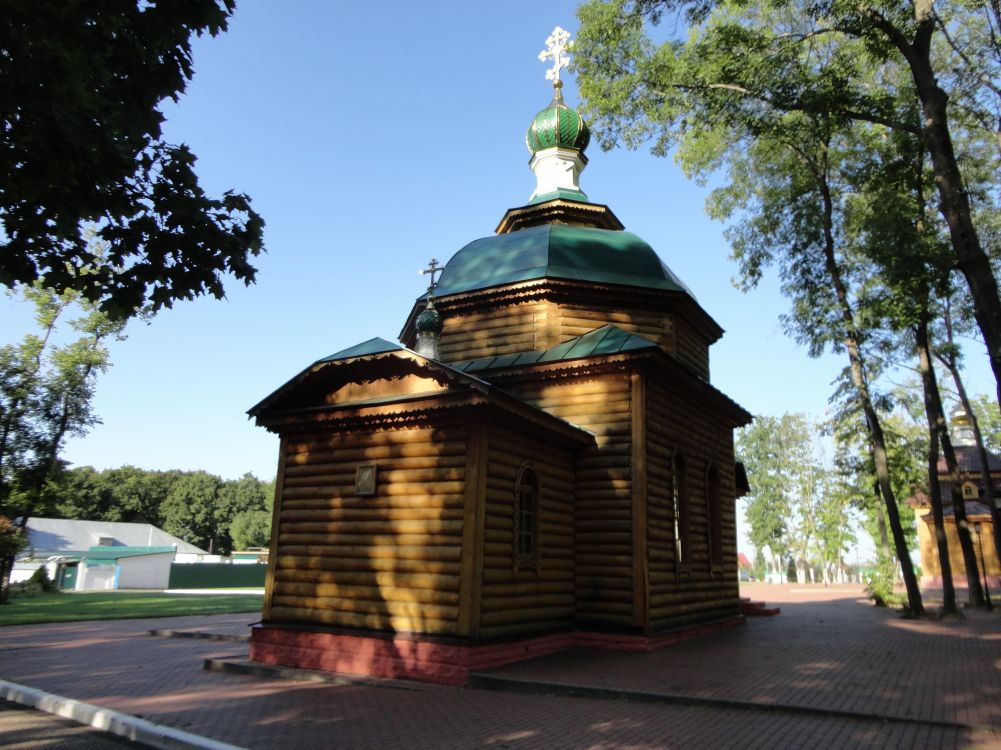 Иоанно-Богословский Макаровский мужской монастырь. Ближний скит. Церковь Сергия Радонежского, Макаровка (Саранск, город, Республика Мордовия). фасады