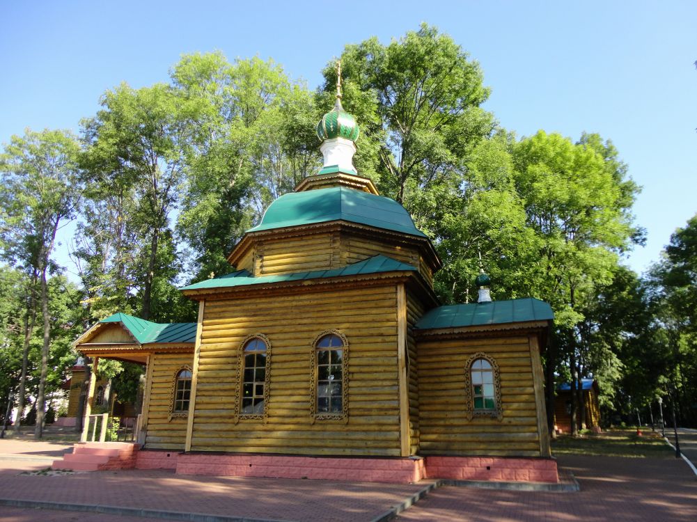 Иоанно-Богословский Макаровский мужской монастырь. Ближний скит. Церковь Сергия Радонежского, Макаровка (Саранск, город, Республика Мордовия). фасады