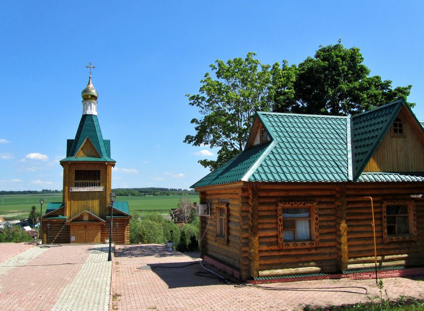 Иоанно-Богословский Макаровский мужской монастырь. Церковь Николая Чудотворца, Макаровка (Саранск, город, Республика Мордовия). фасады, вид с запада