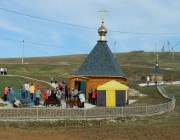 Часовня Николая Чудотворца, Общий вид Святой Чаши: купальня и часовня (вдали)<br>, Мамадыш, Мамадышский район, Республика Татарстан