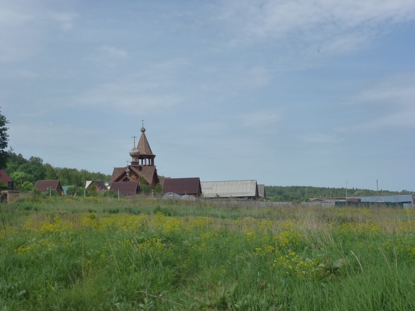 Знаменский скит, Корокино (Дзержинский район, Калужская область). общий вид в ландшафте