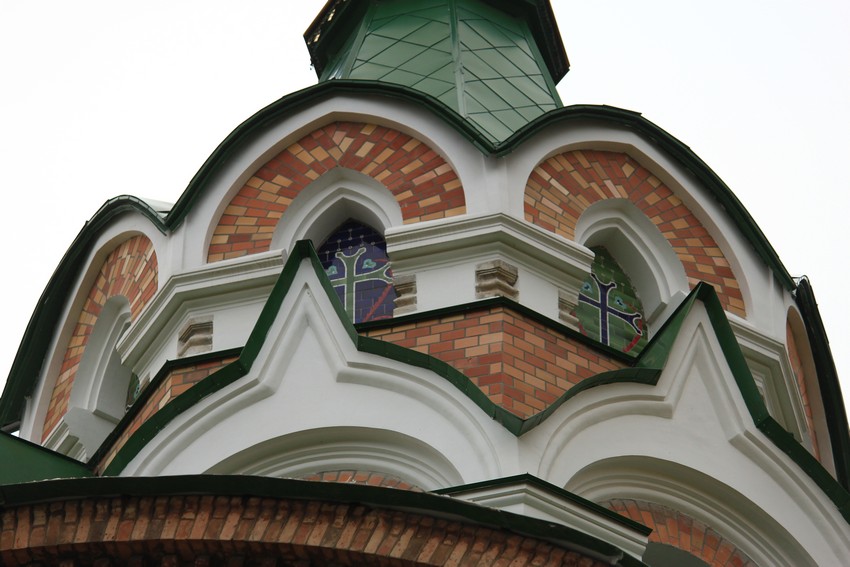 Чапаевск. Церковь Сергия Радонежского. архитектурные детали, Основание центрального шатра