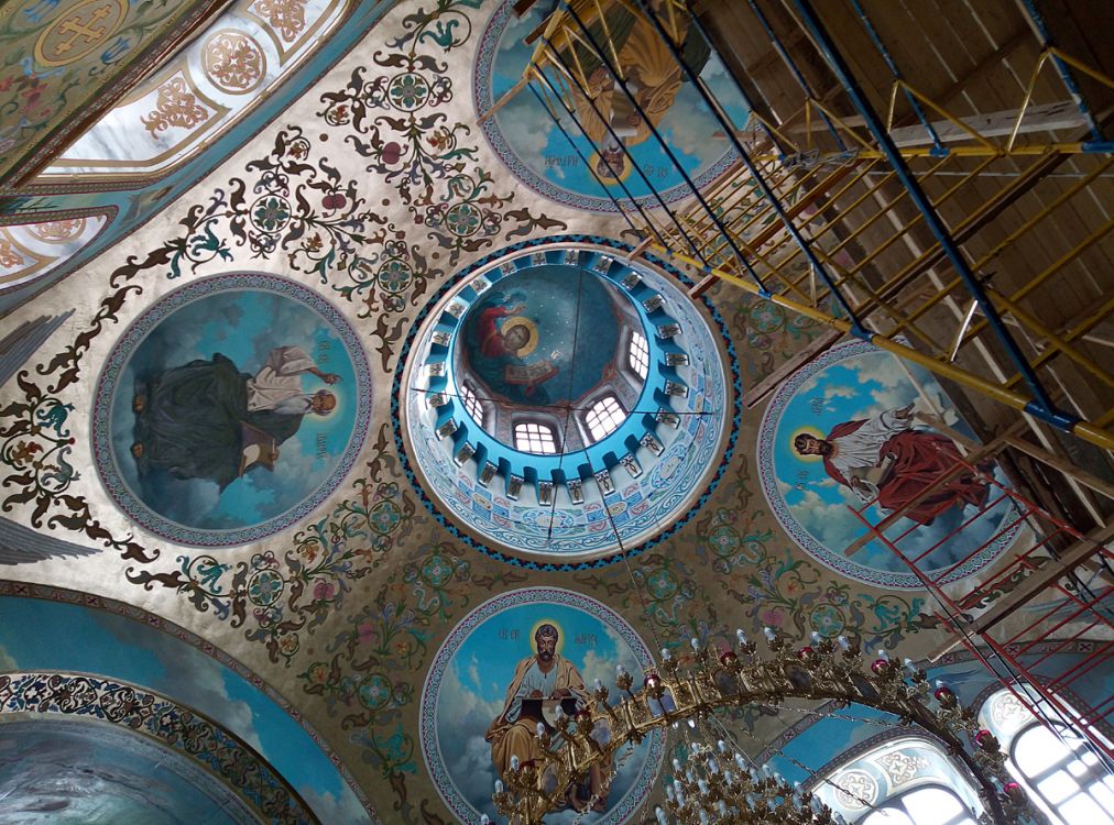 Чапаевск. Церковь Сергия Радонежского. интерьер и убранство