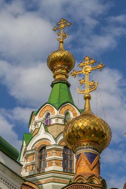 Церковь Сергия Радонежского, Чапаевск (Чапаевск, город, Самарская область). архитектурные детали, Главы