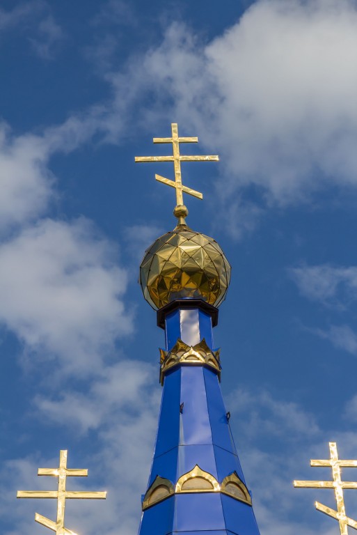 Церковь Казанской иконы Божией Матери на Берсоле (новая), Чапаевск (Чапаевск, город, Самарская область). архитектурные детали, Центральная глава