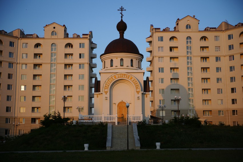 Часовня Елены равноапостольной, Севастополь (Гагаринский район, г. Севастополь). общий вид в ландшафте