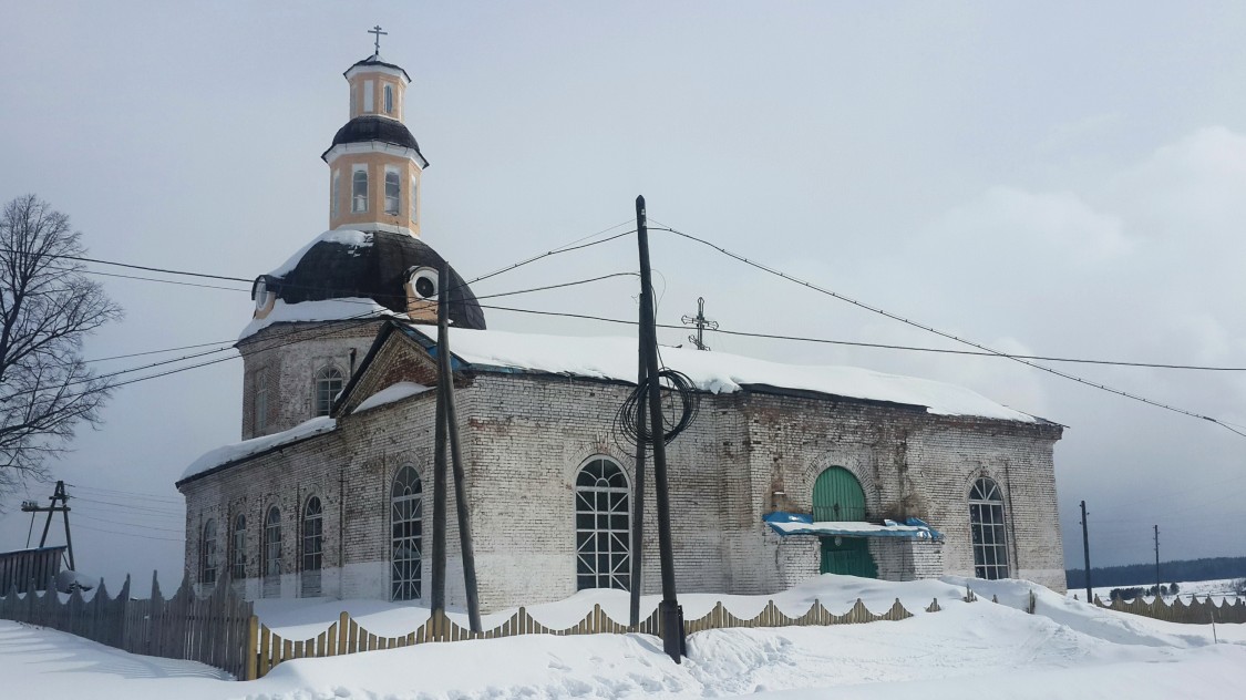 Залазна. Церковь Спаса Нерукотворного Образа. фасады