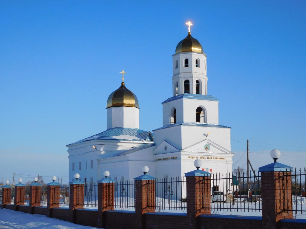 Церковь Казанской иконы Божией Матери, Каменный Брод (Красноармейский район, Самарская область). фасады