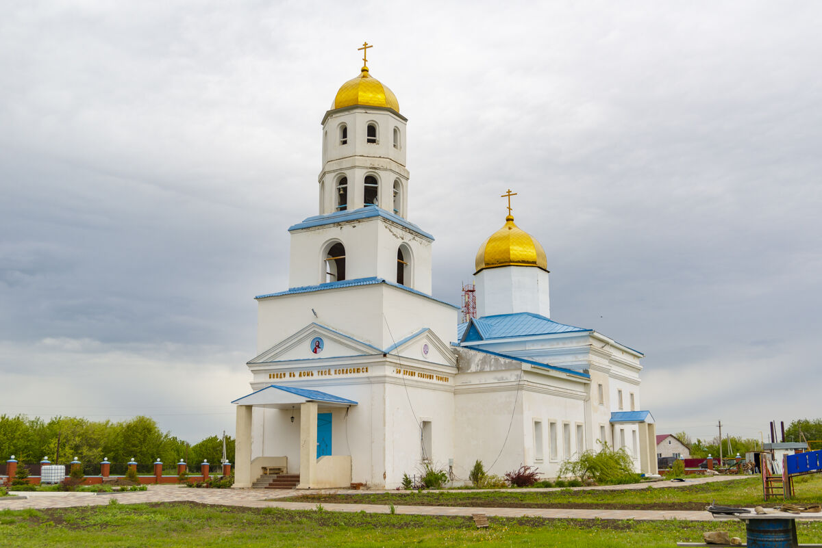 Церковь Казанской иконы Божией Матери, Каменный Брод (Красноармейский район, Самарская область). фасады