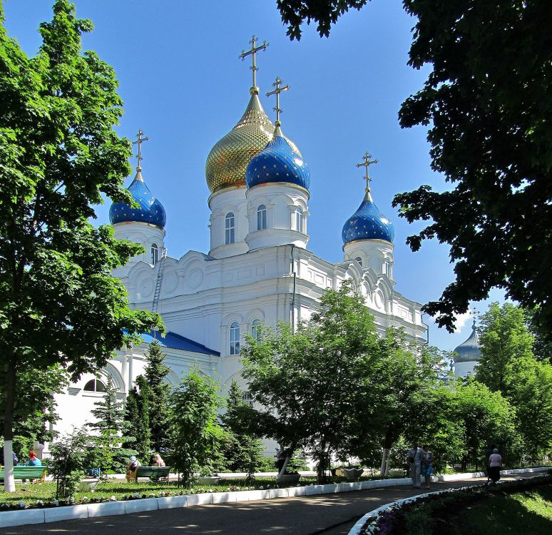 Пайгармский Параскево-Вознесенский женский монастырь. Собор Успения Пресвятой Богородицы, Пайгарма (Рузаевский район, г. Рузаевка, Республика Мордовия). фасады, вид с юго-запада