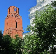 Пайгармский Параскево-Вознесенский женский монастырь. Колокольня с часовней Николая Чудотворца, вид на колокольню с юго-востока<br>, Пайгарма, Рузаевский район, г. Рузаевка, Республика Мордовия