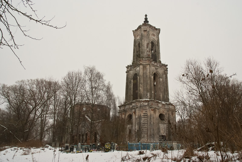 Церковь Рождества Христова, Рычманово, урочище (Краснохолмский район, Тверская область). фасады
