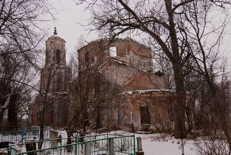 Церковь Рождества Христова, Рычманово, урочище (Краснохолмский район, Тверская область). фасады