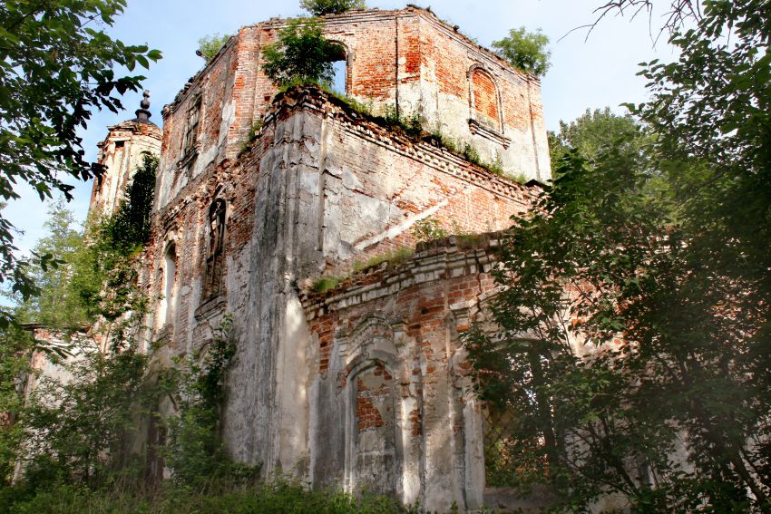 Церковь Рождества Христова, Рычманово, урочище (Краснохолмский район, Тверская область). фасады