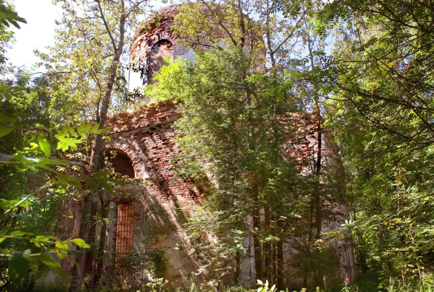 Церковь Митрофана Воронежского, Дубровка, урочище (Сандовский район, Тверская область). фасады