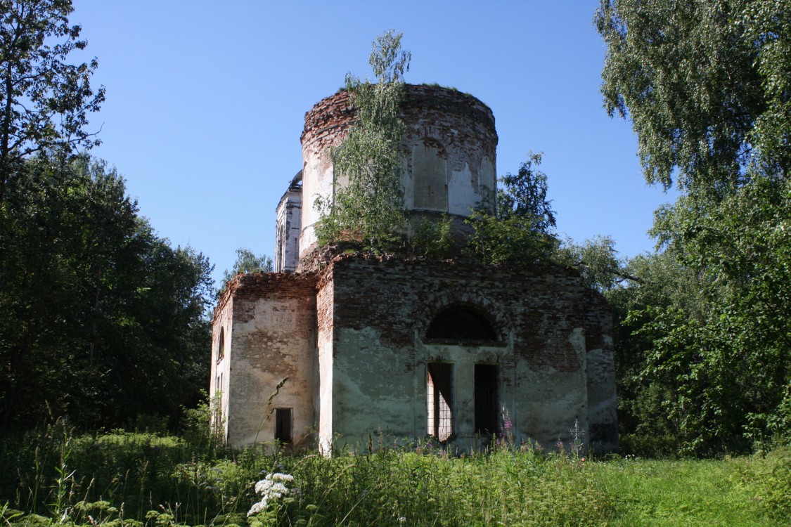 Церковь Митрофана Воронежского, Дубровка, урочище (Сандовский район, Тверская область). фасады