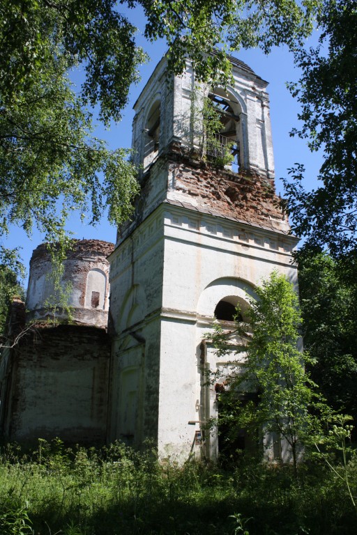 Церковь Митрофана Воронежского, Дубровка, урочище (Сандовский район, Тверская область). фасады